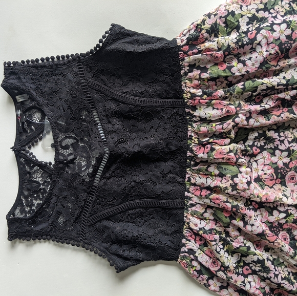NWT Lace & Floral Dress - Picture 5 of 6